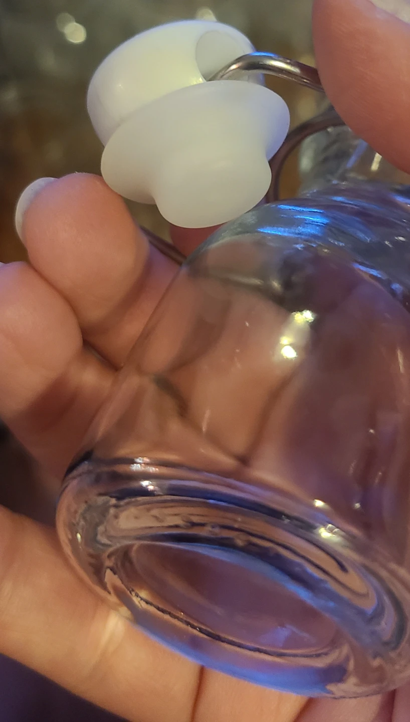 ⚽Set of 3 Mini Glass Bottles with Swing Top Lids - photo 3