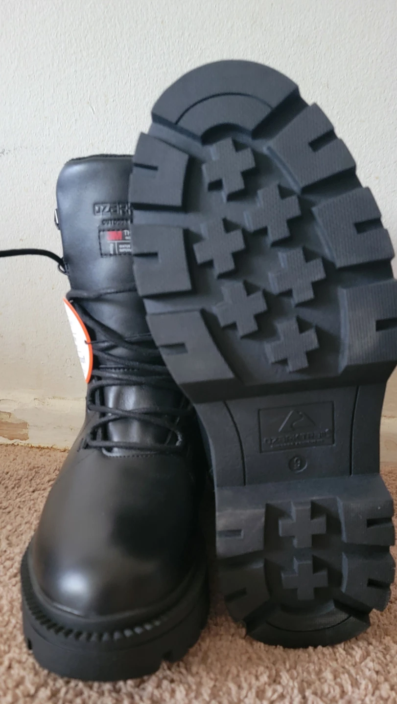 Ozark Trail Black Waterproof Insulated Combat Boots - Size 9 ,10 - photo 3