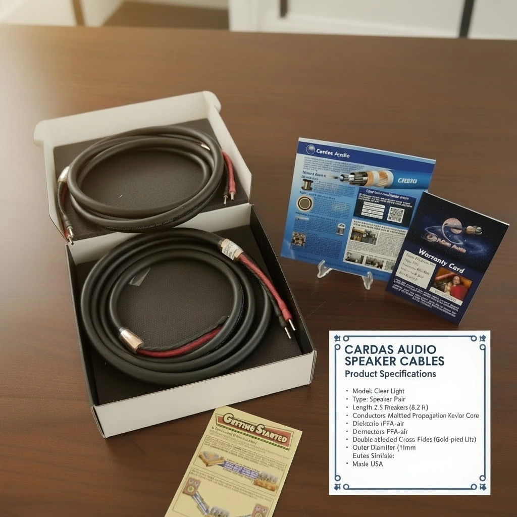 Cardas Audio Clear Reflection Speaker Cables - 8.2 ft Pair - photo 2