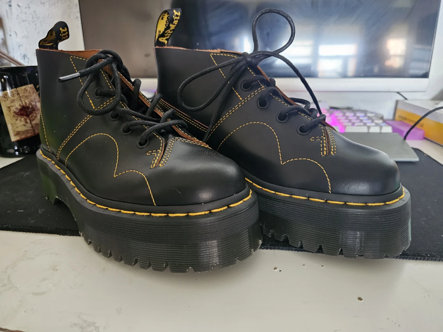 Dr. Martens Church Quad Platform Boots