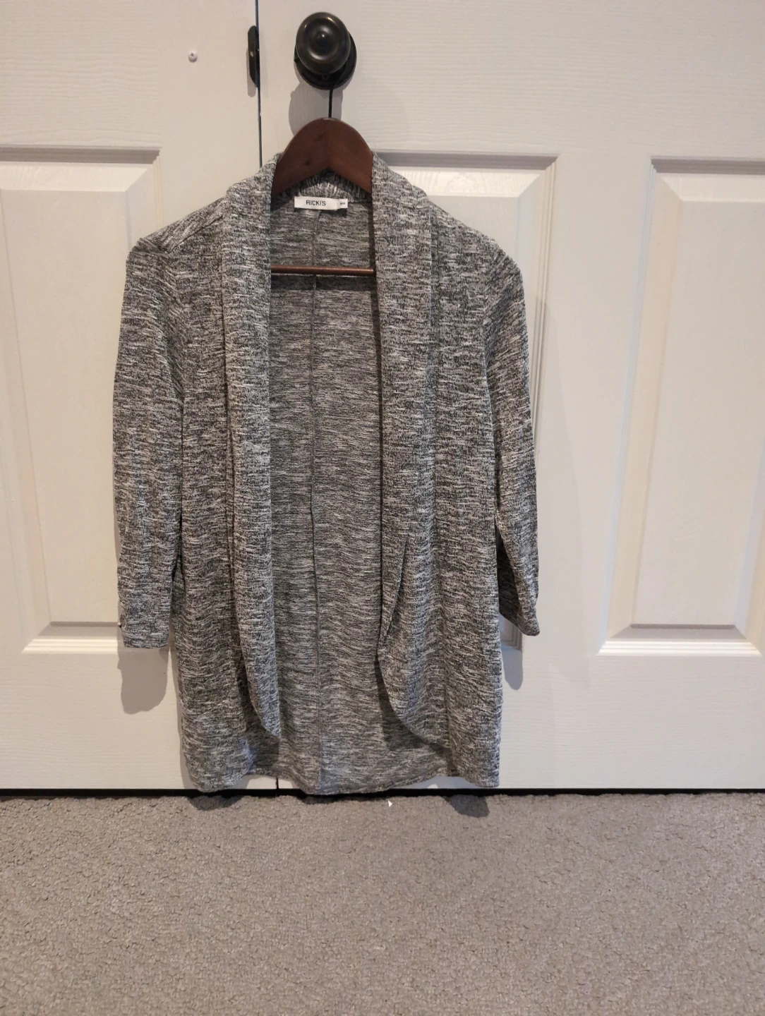 Ricki's Grey Marled Cardigan