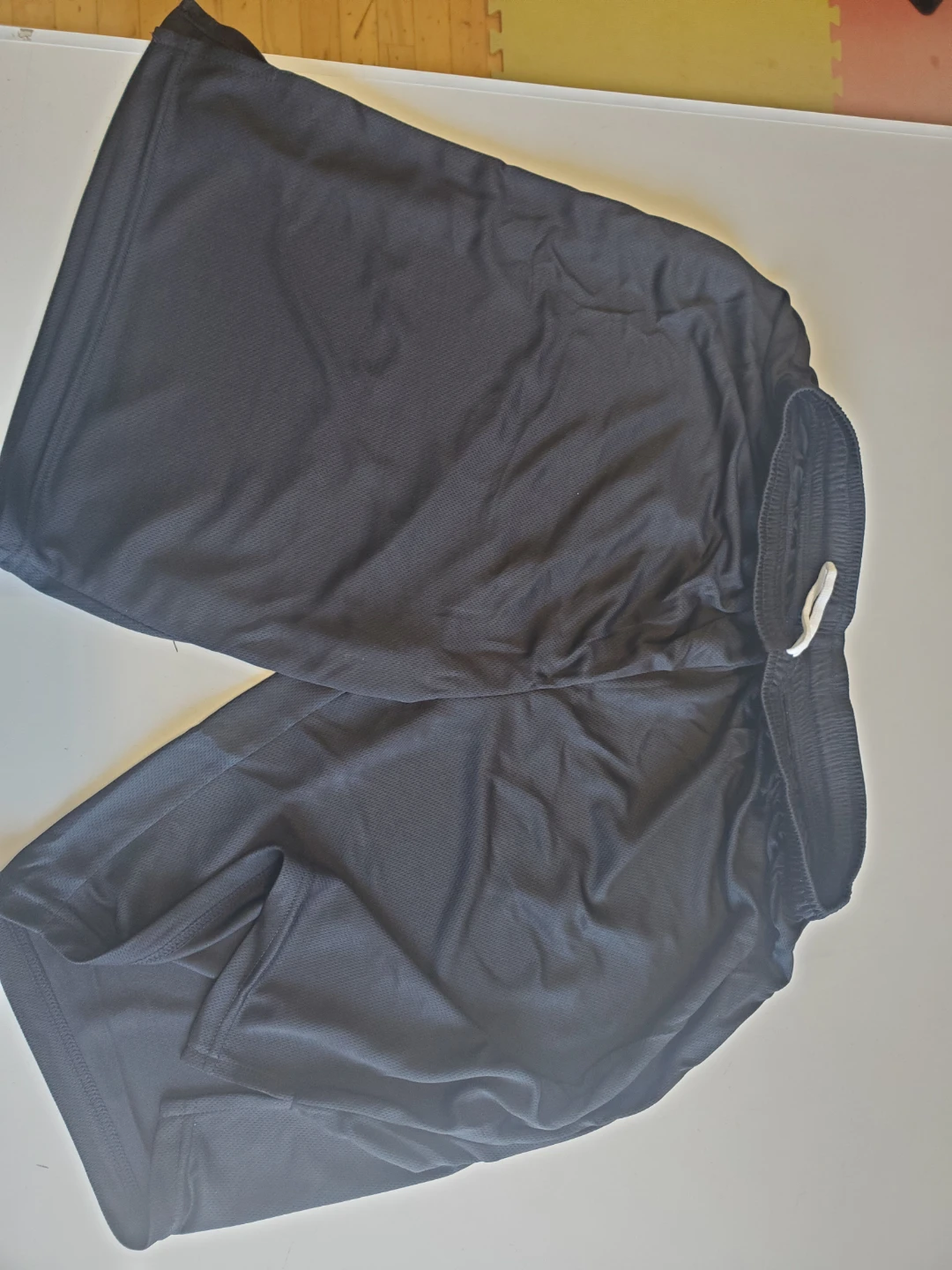Black and Navy Athletic Shorts