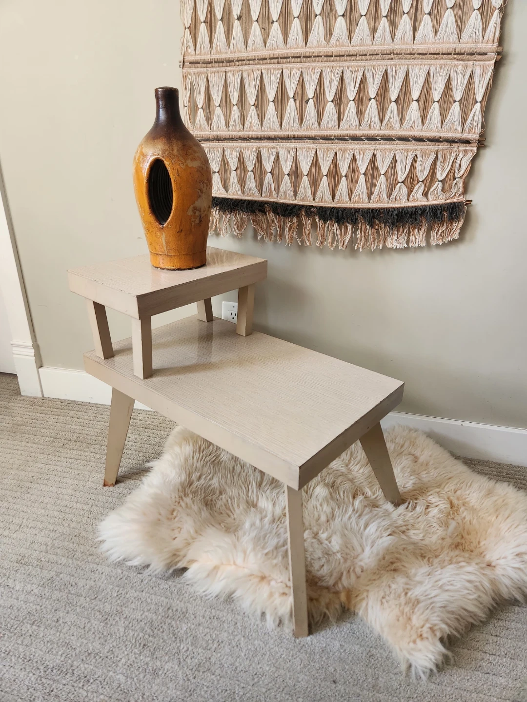 1950s 2 Tiered Side Table