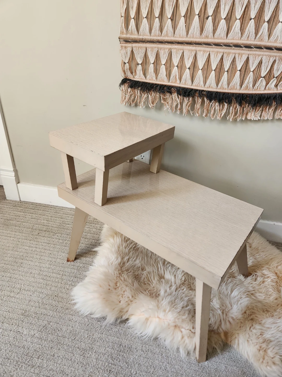 1950s 2 Tiered Side Table - photo 4