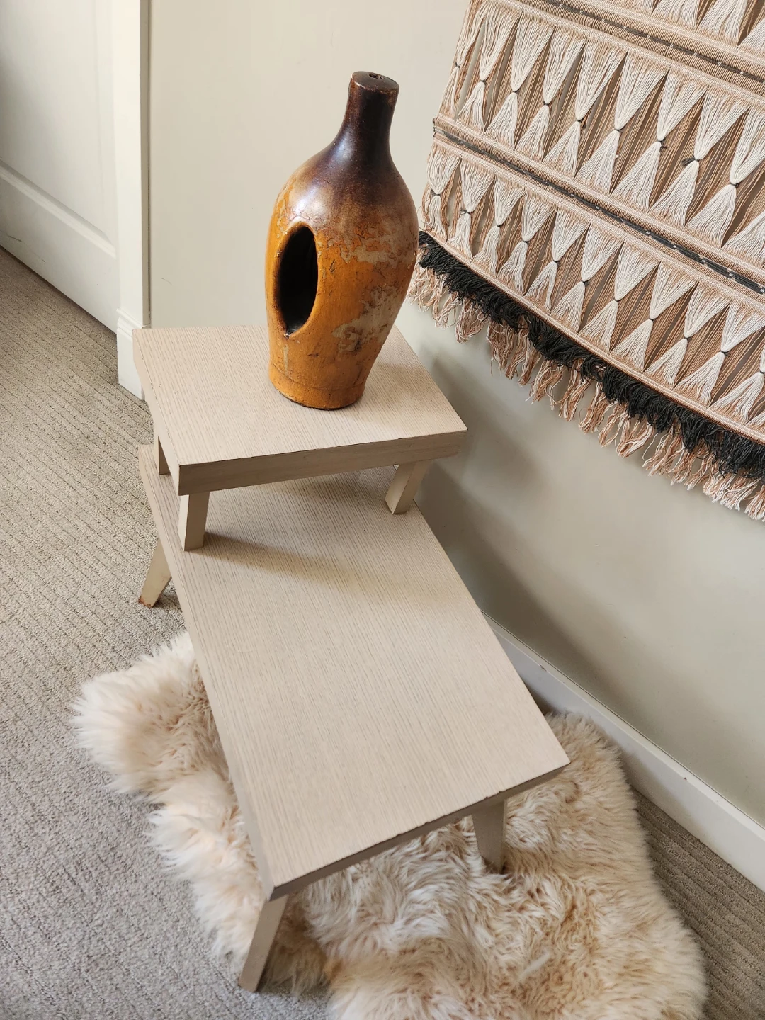 1950s 2 Tiered Side Table - photo 5