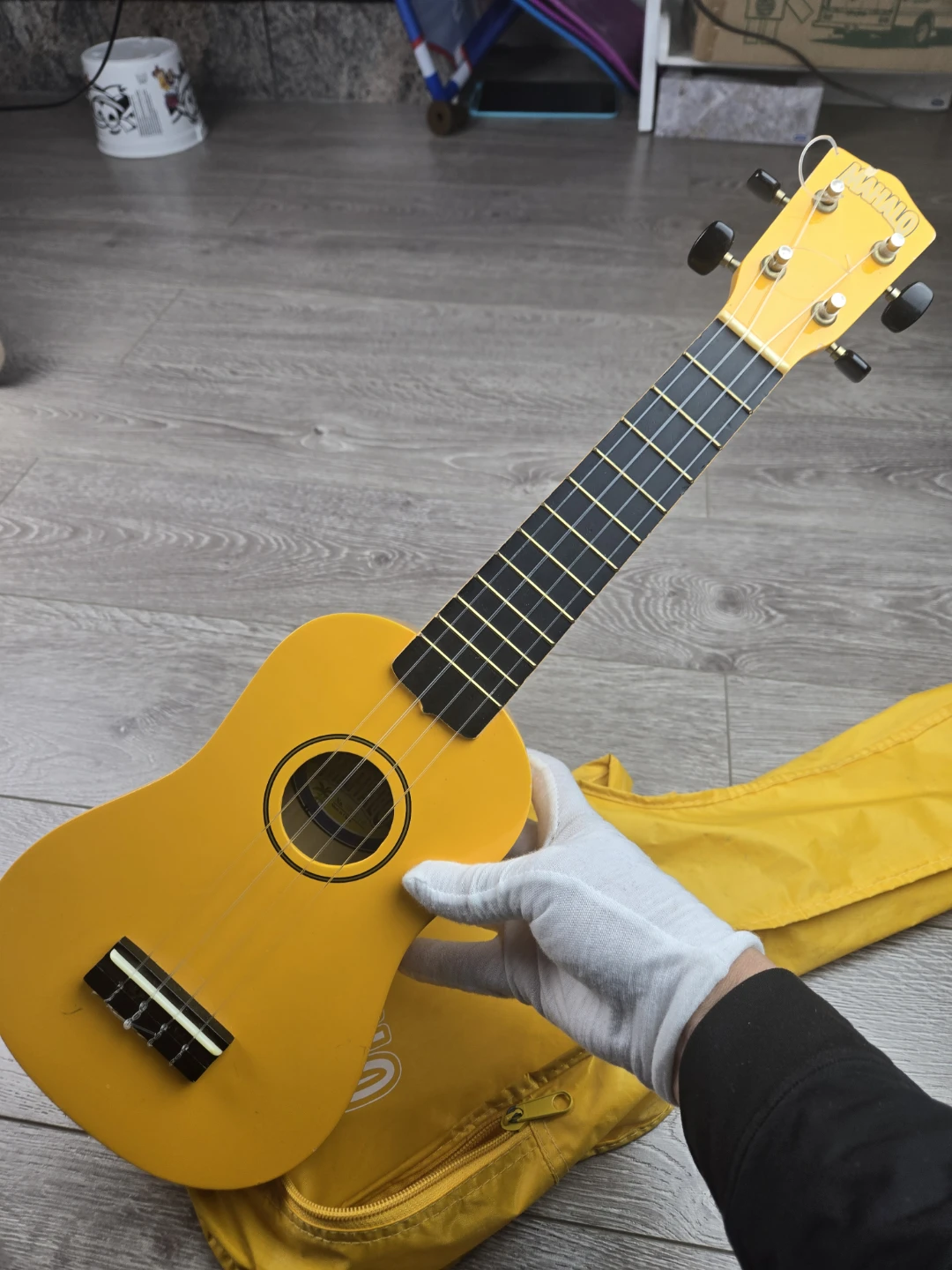 Ukelele with soft case