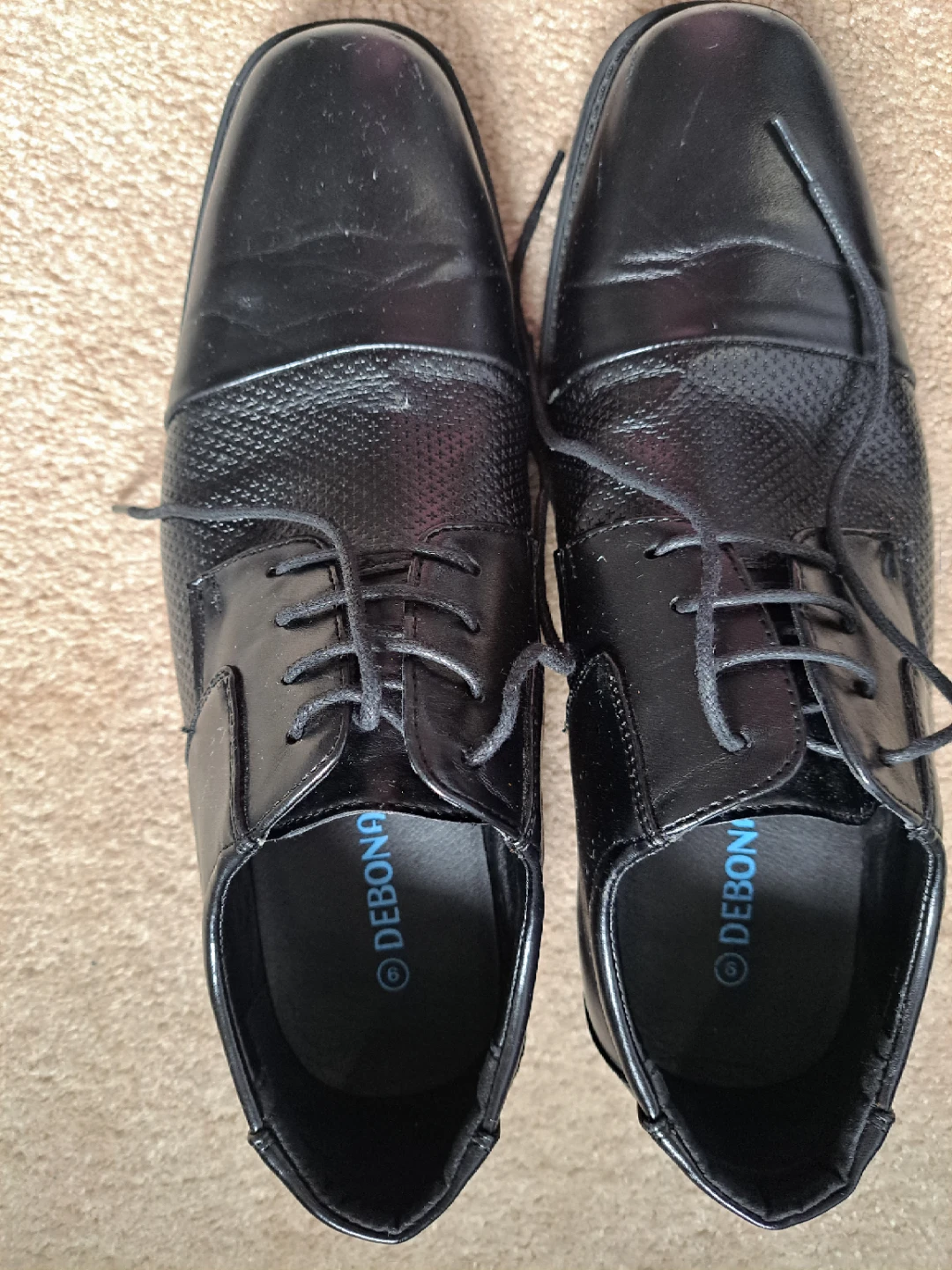 Debonair Black Dress Shoes