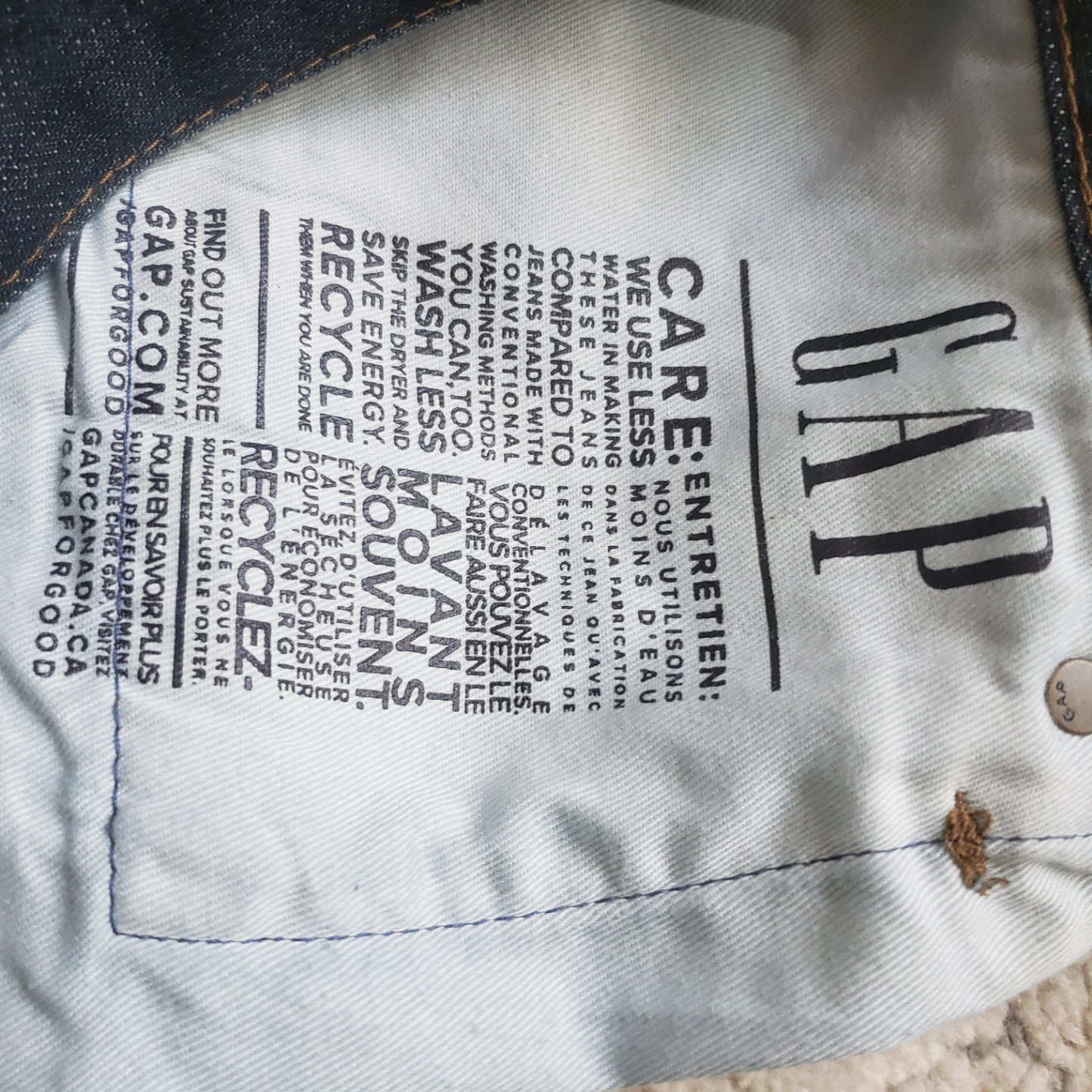 GAP Men's Straight Fit Jeans - Dark Wash - photo 5