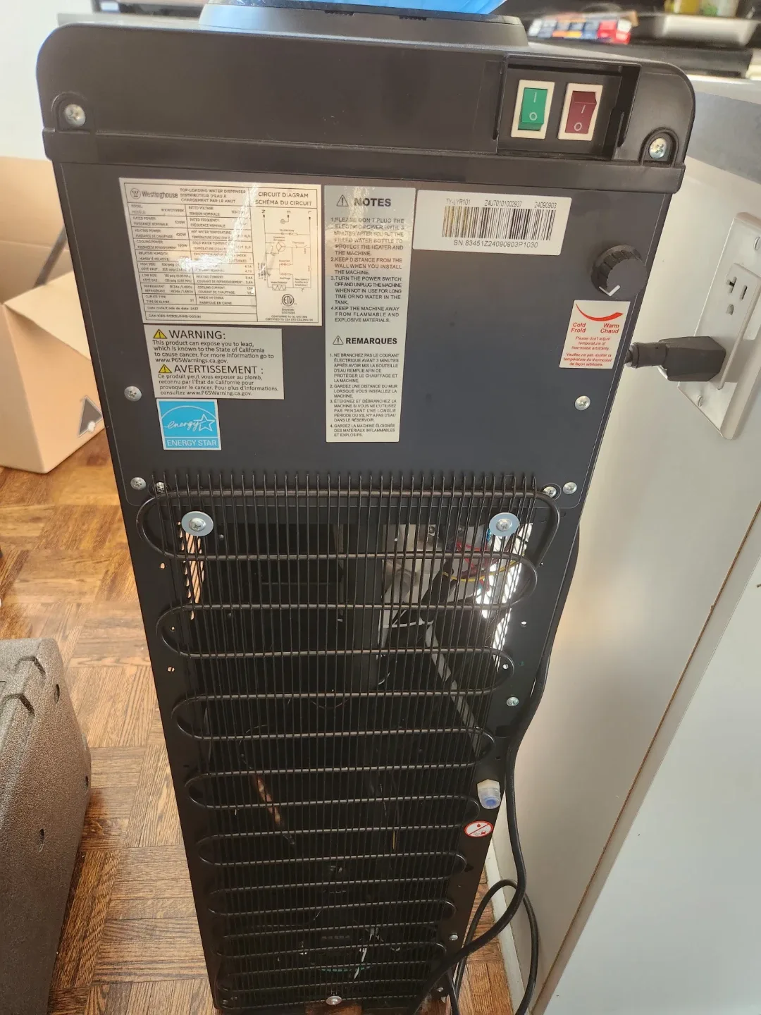 Westinghouse Water Cooler Dispenser - photo 3