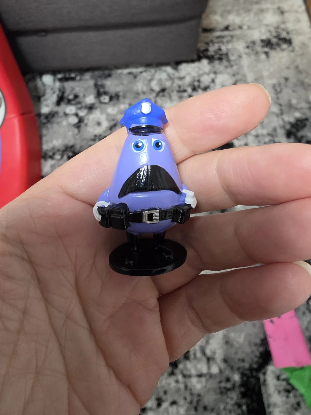 Purple Police Character Figure