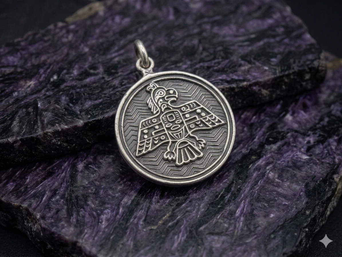 Silver Thunderbird Pendant