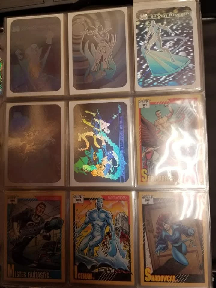 ⚽Marvel 1991 Trading Cards - Silver Surfer