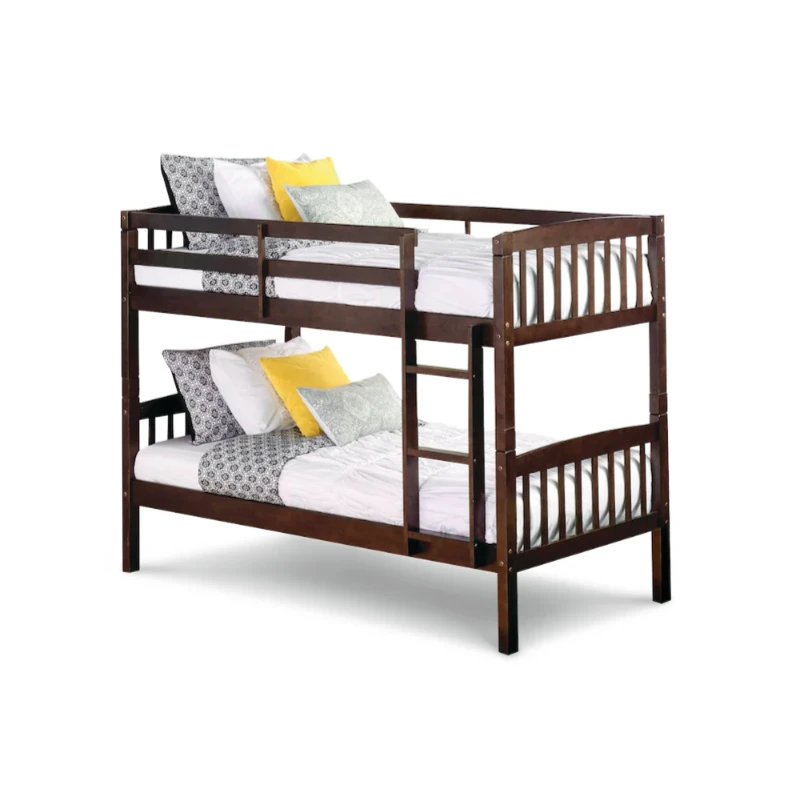 Espresso Wooden Bunk Bed