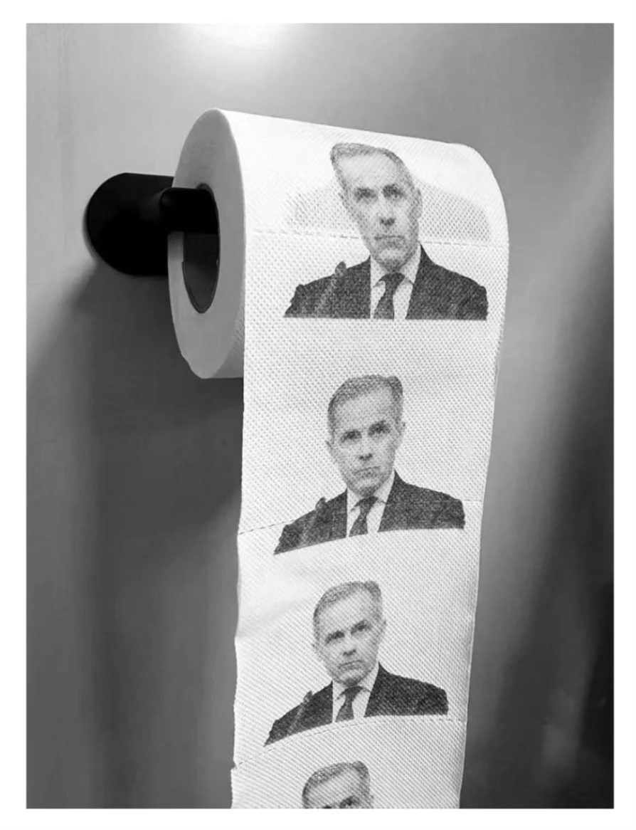 MARK CARNEY TOILET PAPER - photo 2