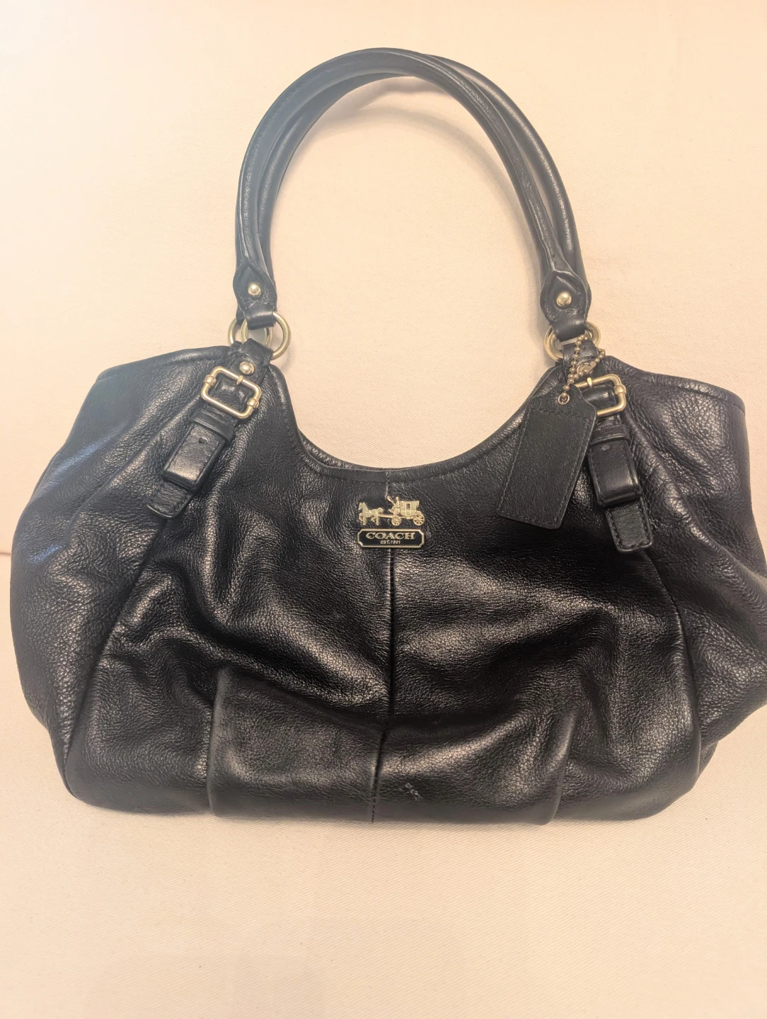 Coach Madison Abigail Black Leather bag