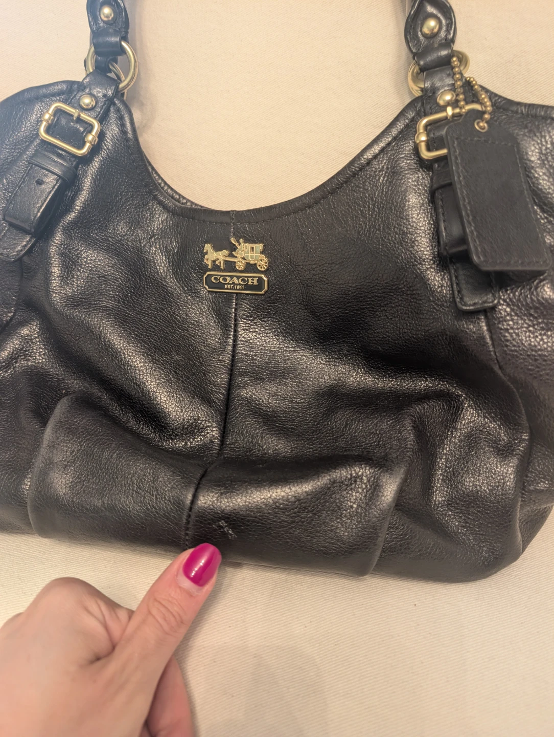 Coach Madison Abigail Black Leather bag - photo 3