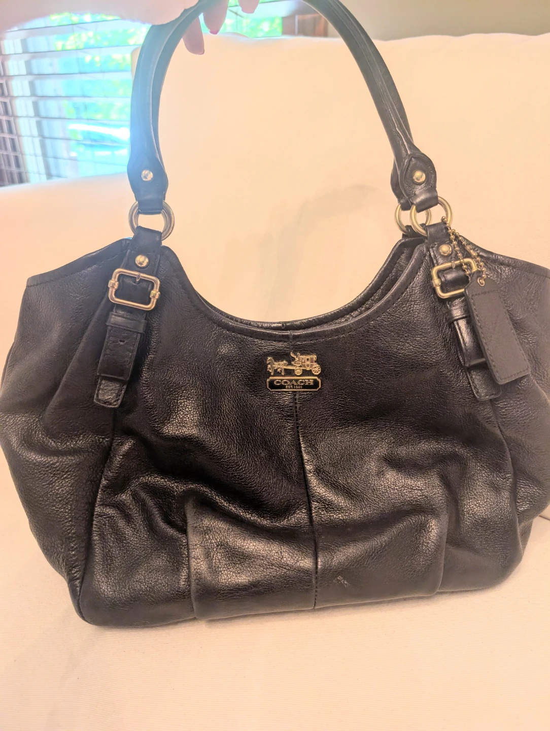 Coach Madison Abigail Black Leather bag - photo 4