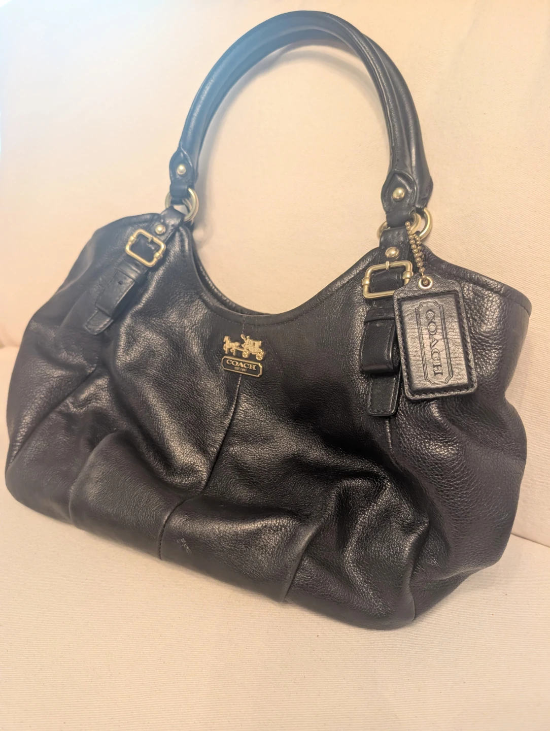 Coach Madison Abigail Black Leather bag - photo 5