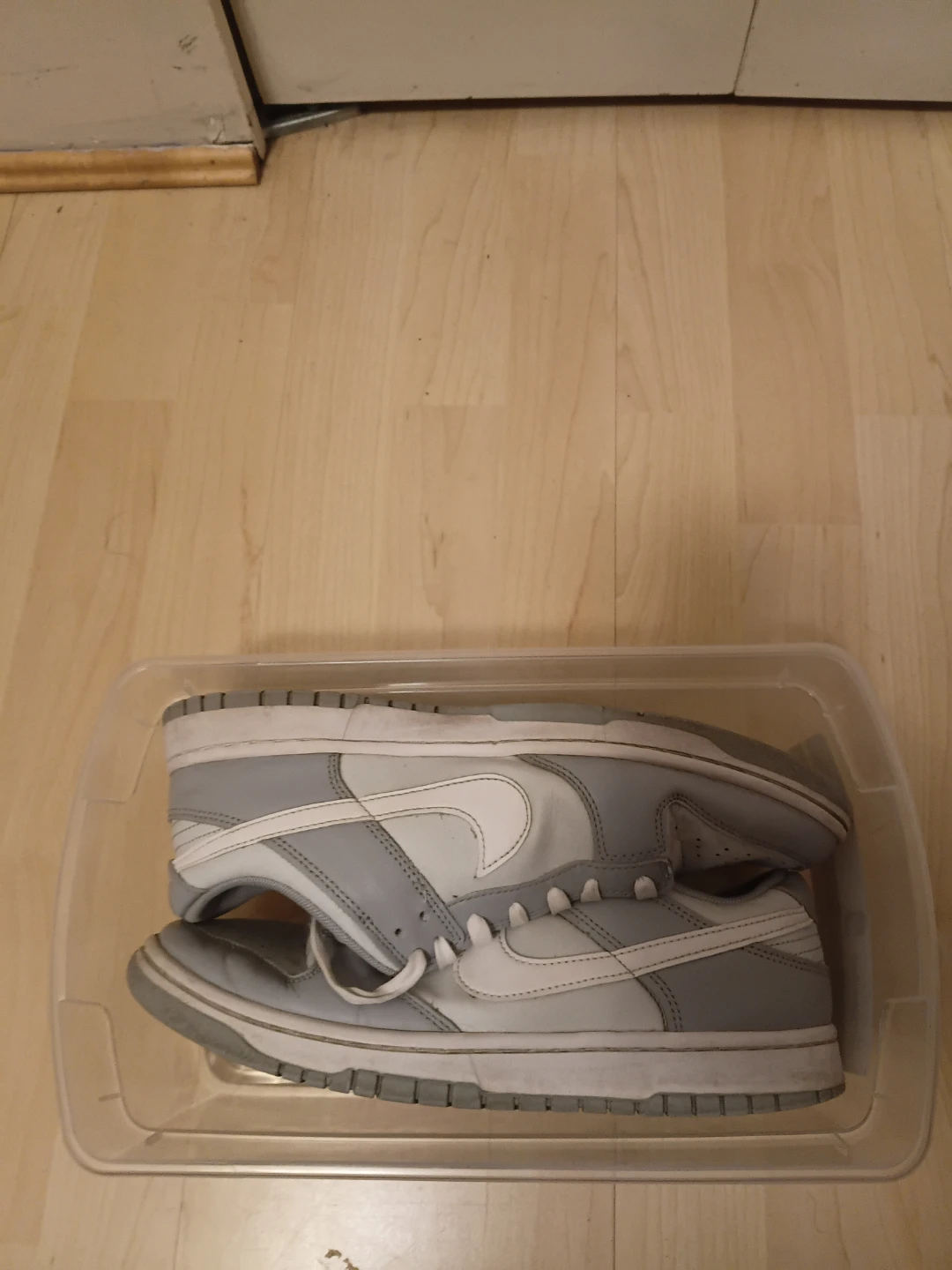 Nike Dunk Low Grey White Sneakers