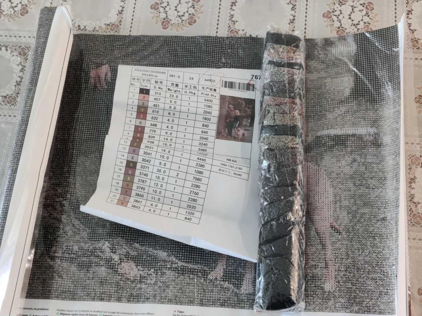 Large Diamond Painting Kit 60x80cm