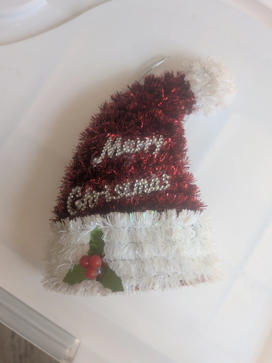 Santa hat decoration pick up in St Albert