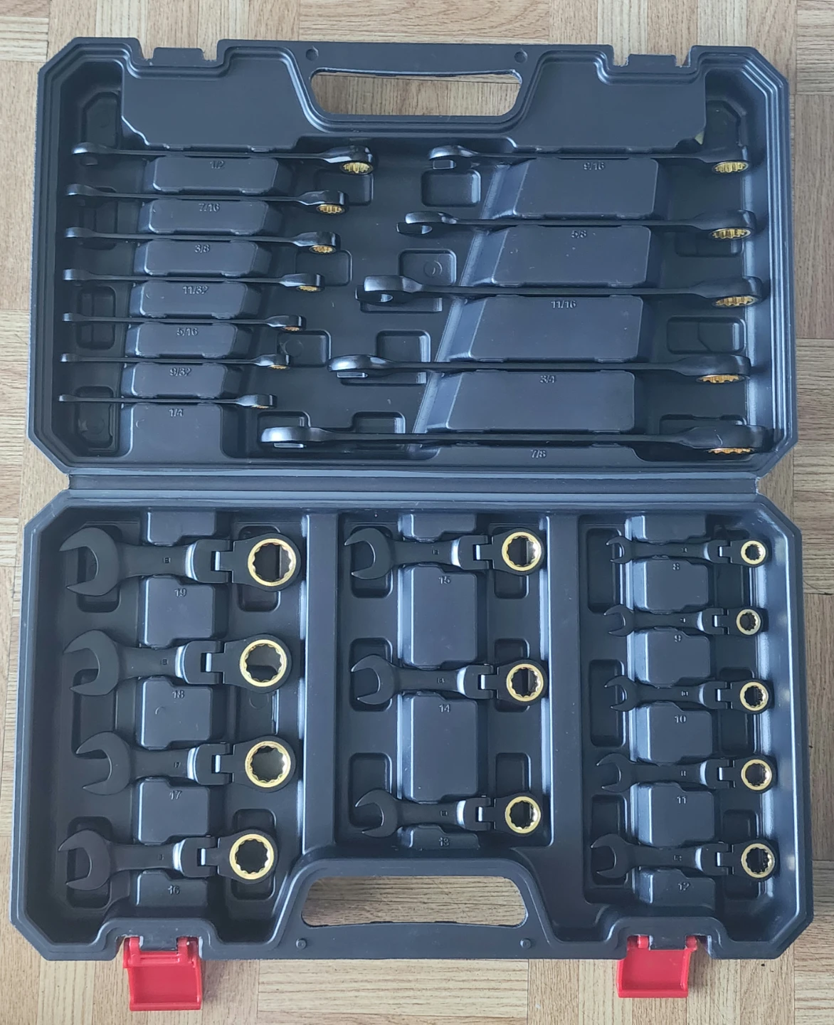 EMENTOL 24 pieces ratcheting Wrench Set - photo 2