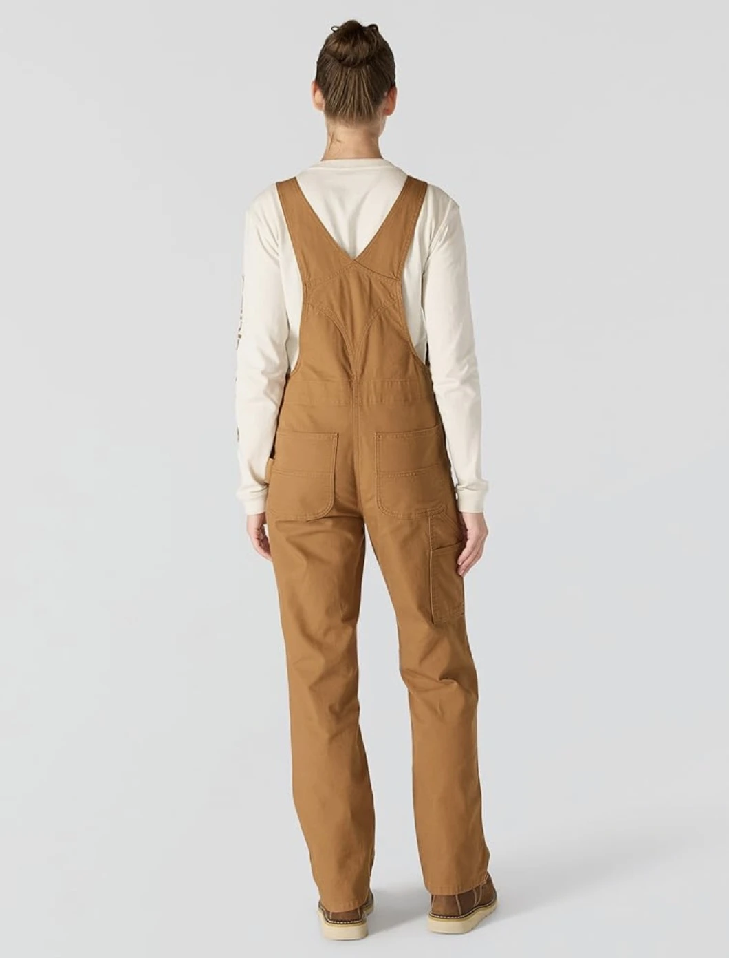 Carhartt Women's Rugged Flex Loose Fit Canvas Bib Overall - photo 2