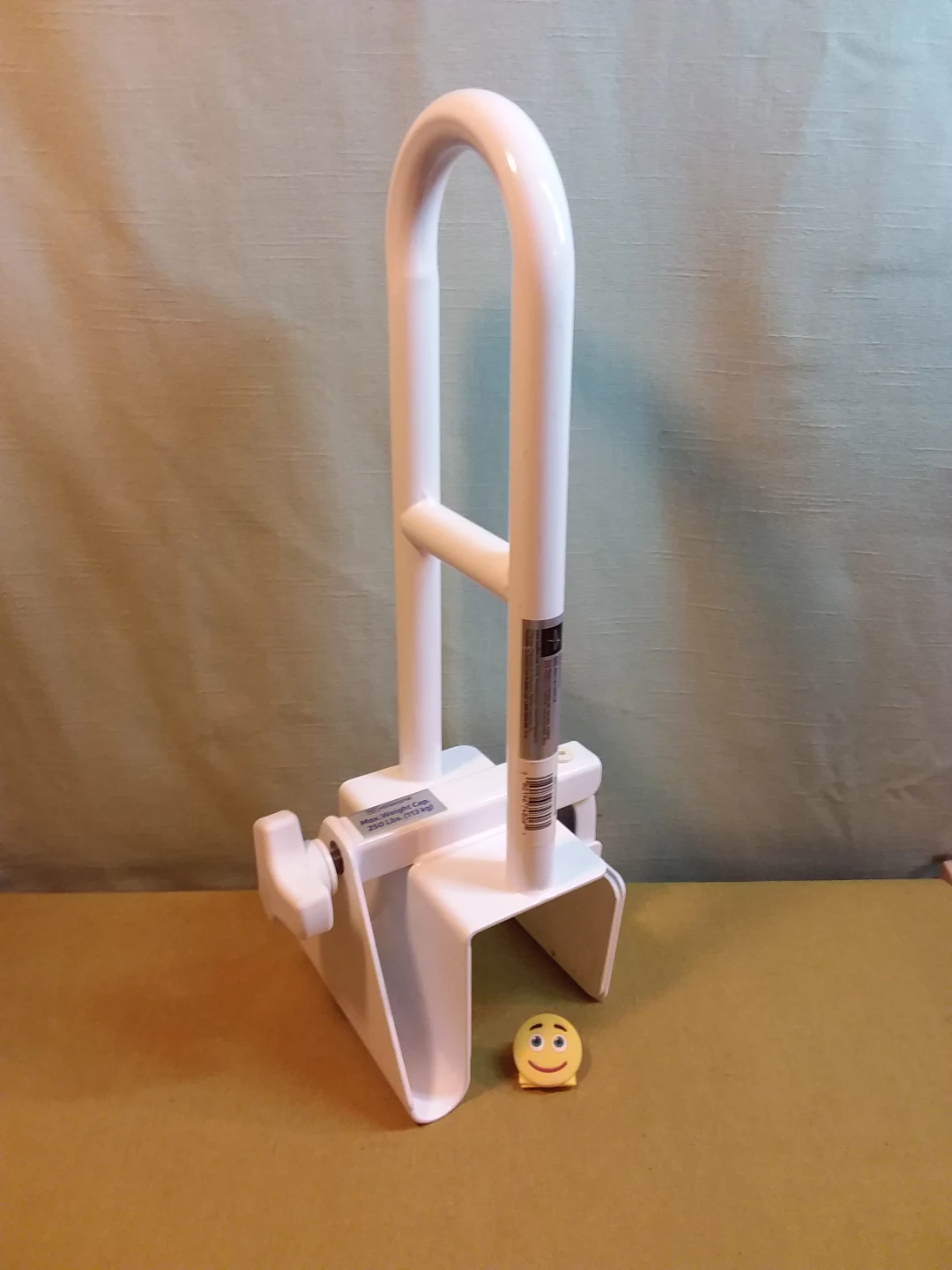 🛁  ♿  ➡️ White Bathtub Grab Bar 🛁  ♿  ⚽