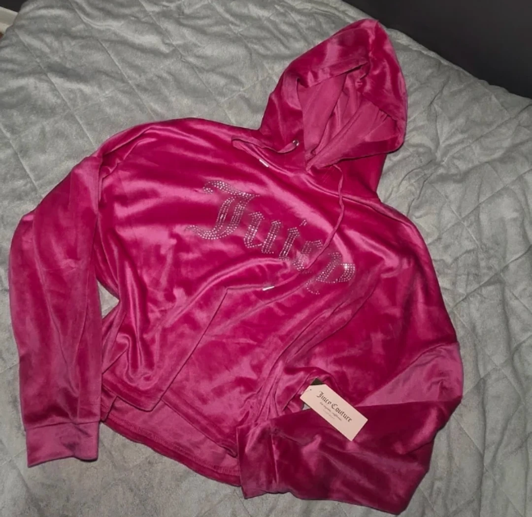 Juicy Couture Pink Velour Hoodie