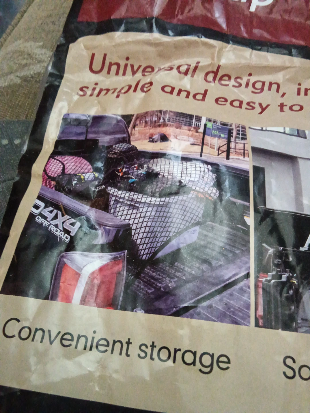 Senyazon Luggage Net for Pickup Truck - photo 2