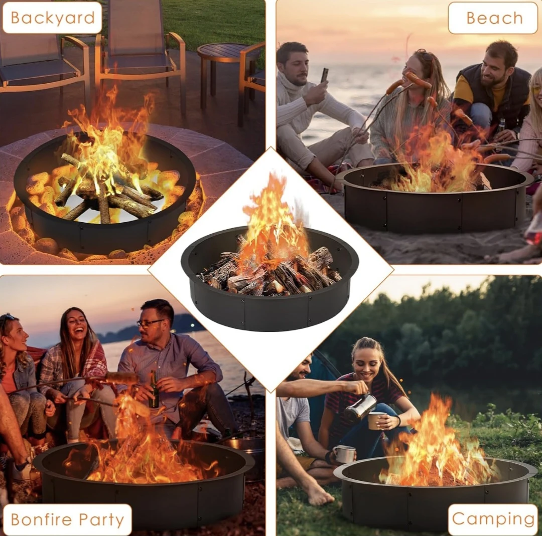 Large Fire Pit Ring insert, 39in - photo 3