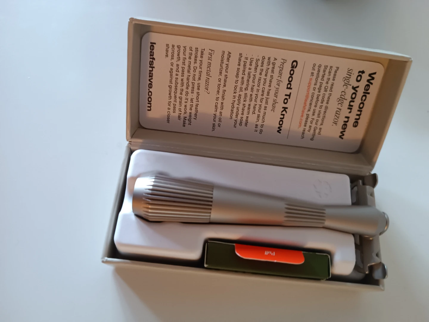 Leaf Single Edge Razor - photo 2