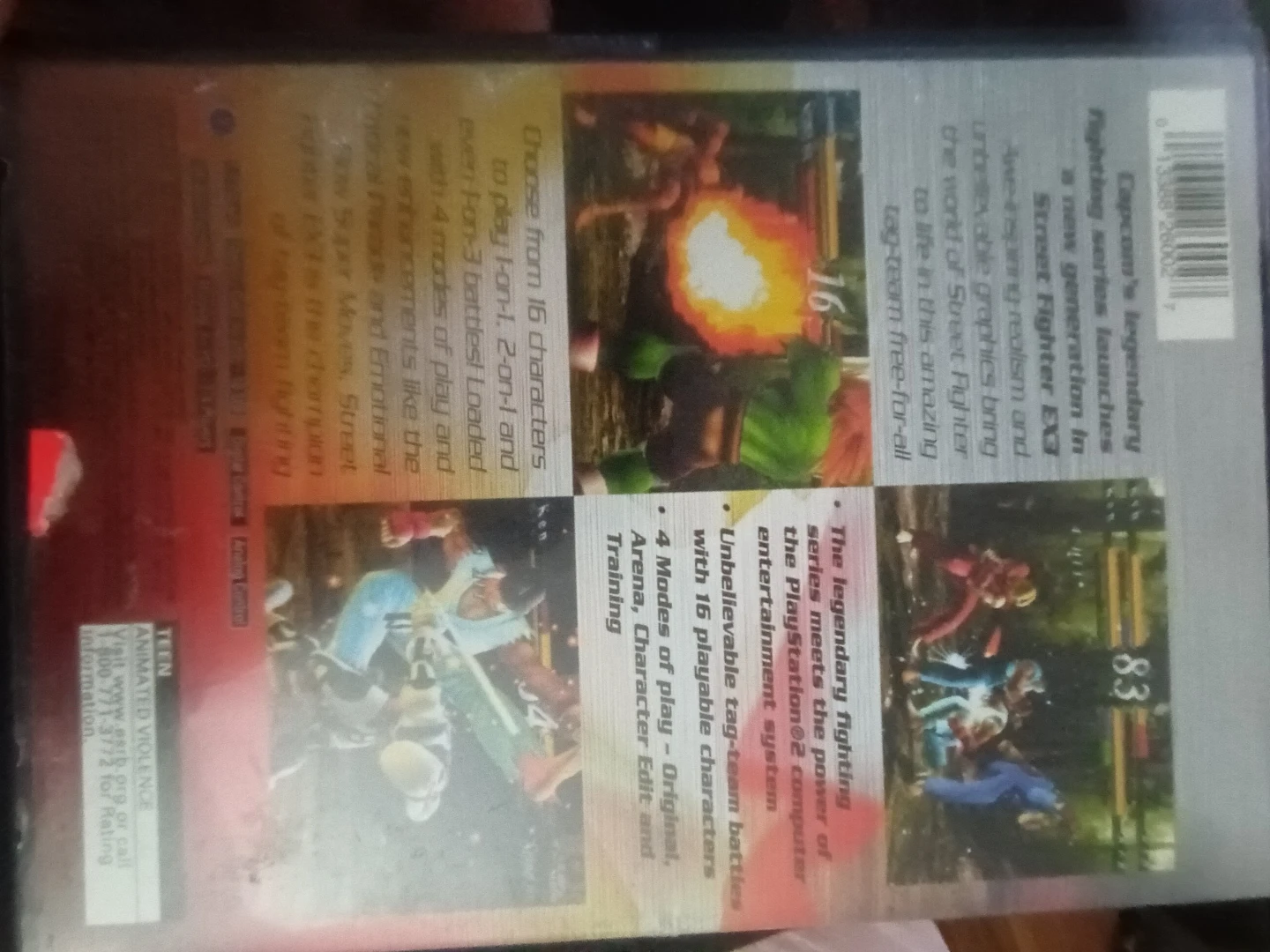 PlayStation 2 Street Fighter EX 3 Game - photo 3