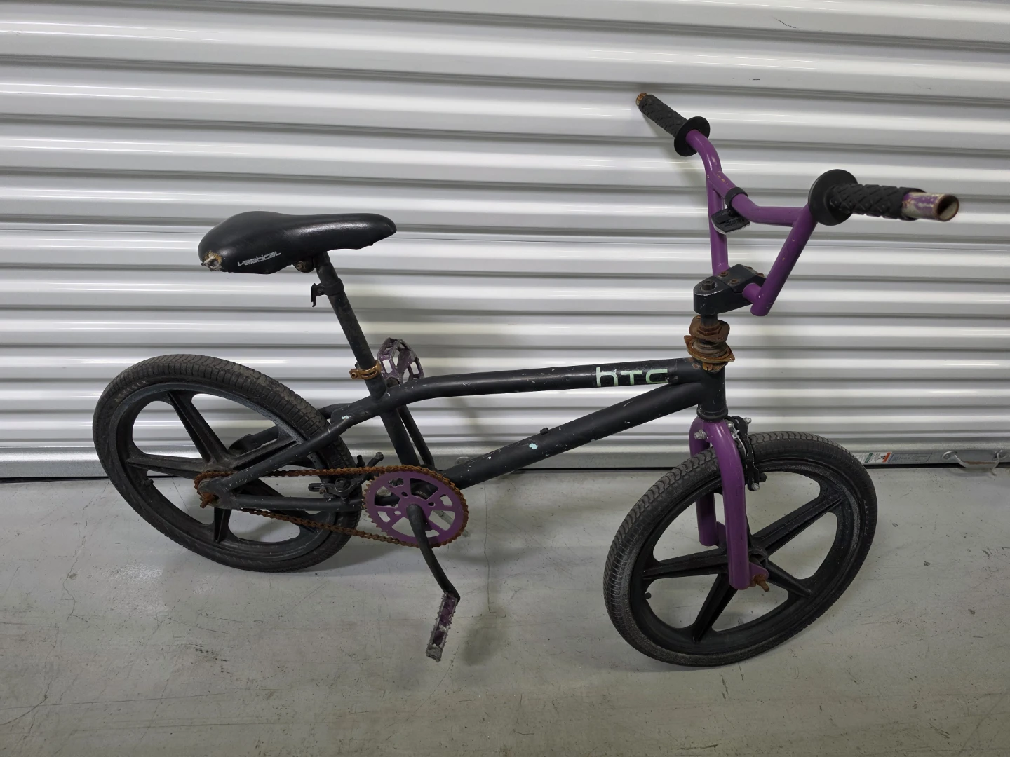 BMX Bicycle - Black with Purple Accents - photo 2