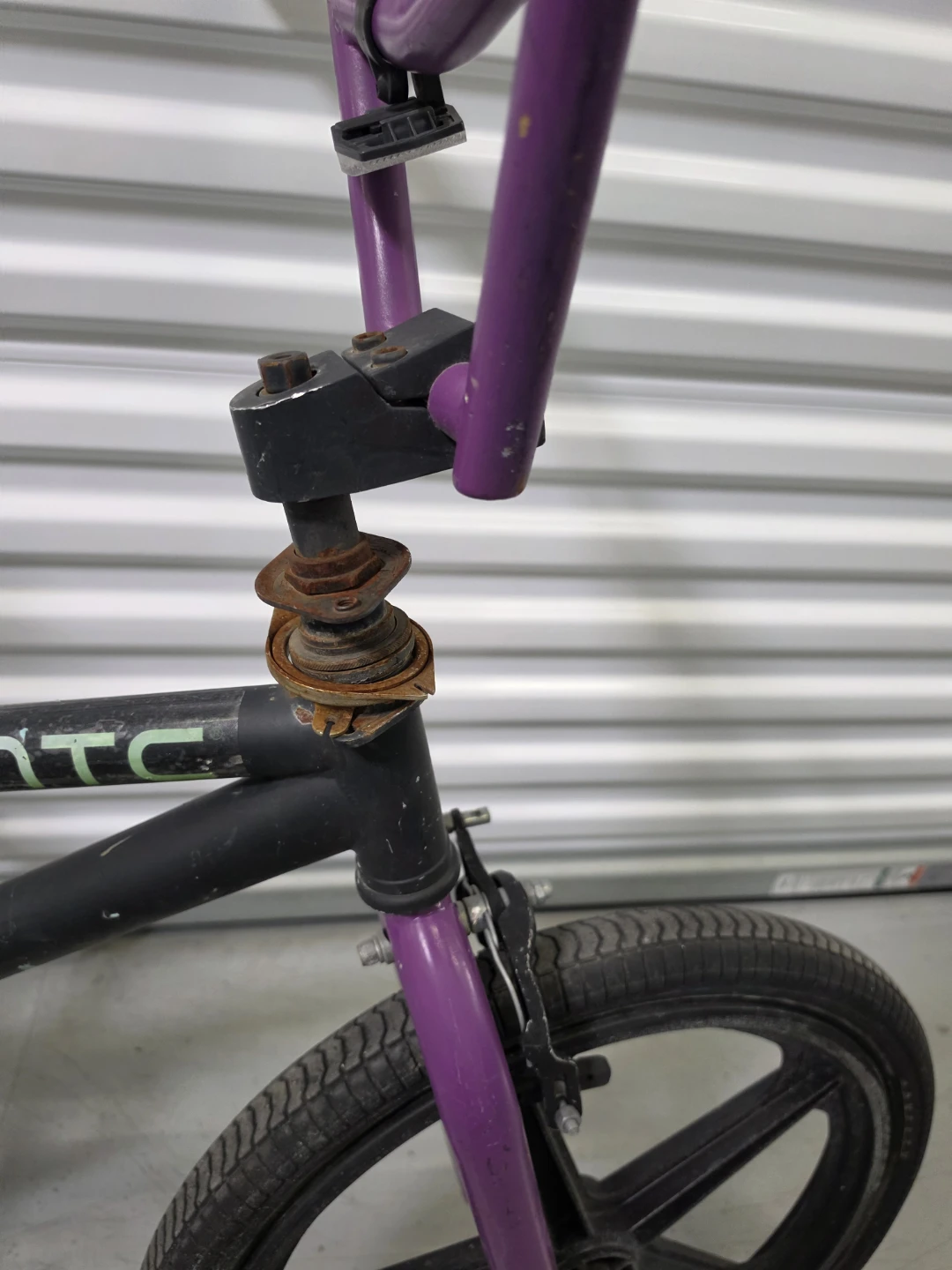 BMX Bicycle - Black with Purple Accents - photo 3