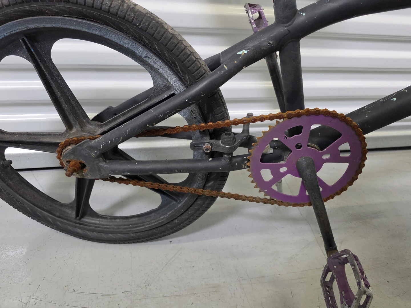 BMX Bicycle - Black with Purple Accents - photo 4