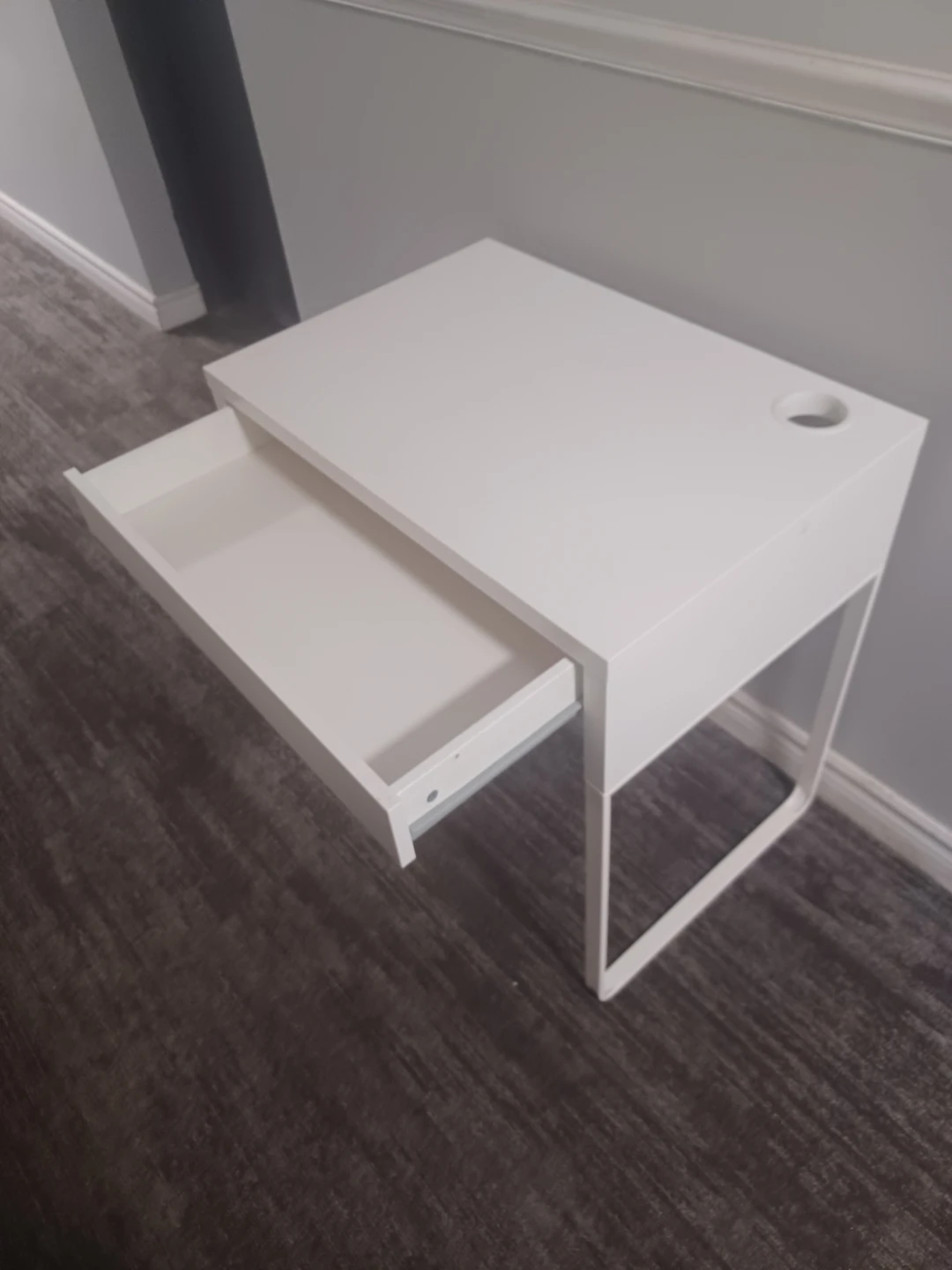 White mini computer Desk - photo 4