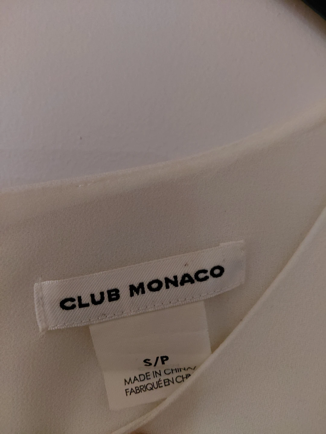 Club Monaco Women's Sleeveless Top - Cream - S/P - photo 2