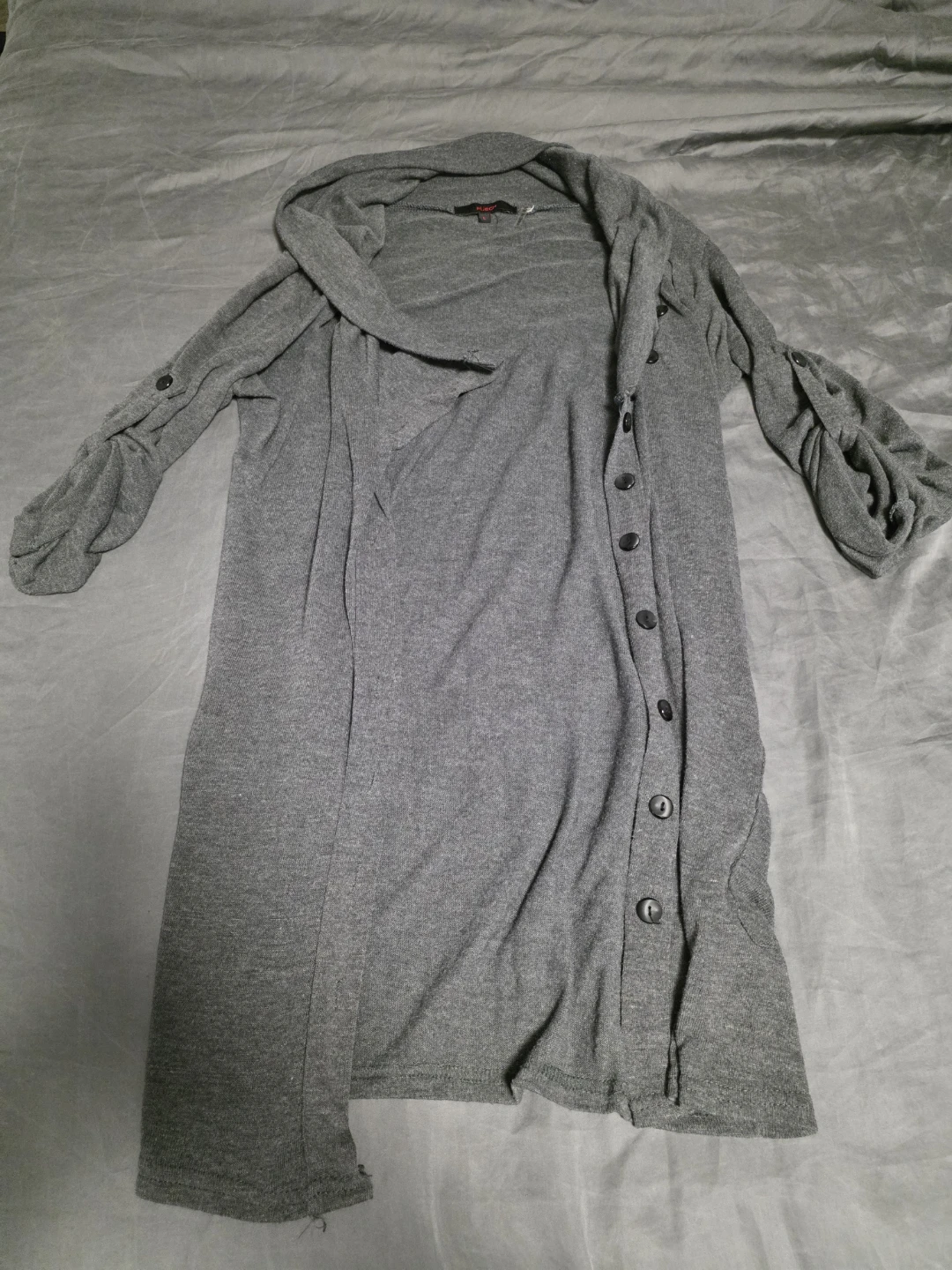 Pusch Grey Cardigan