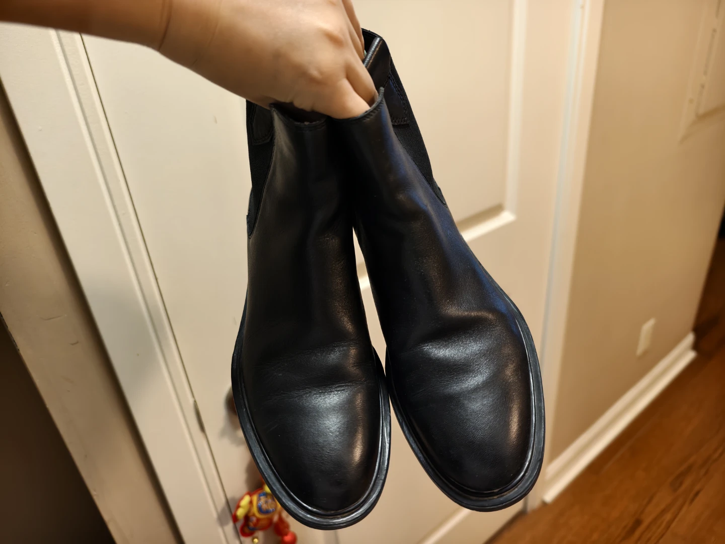 Zara Black Leather Chelsea Boots - photo 3