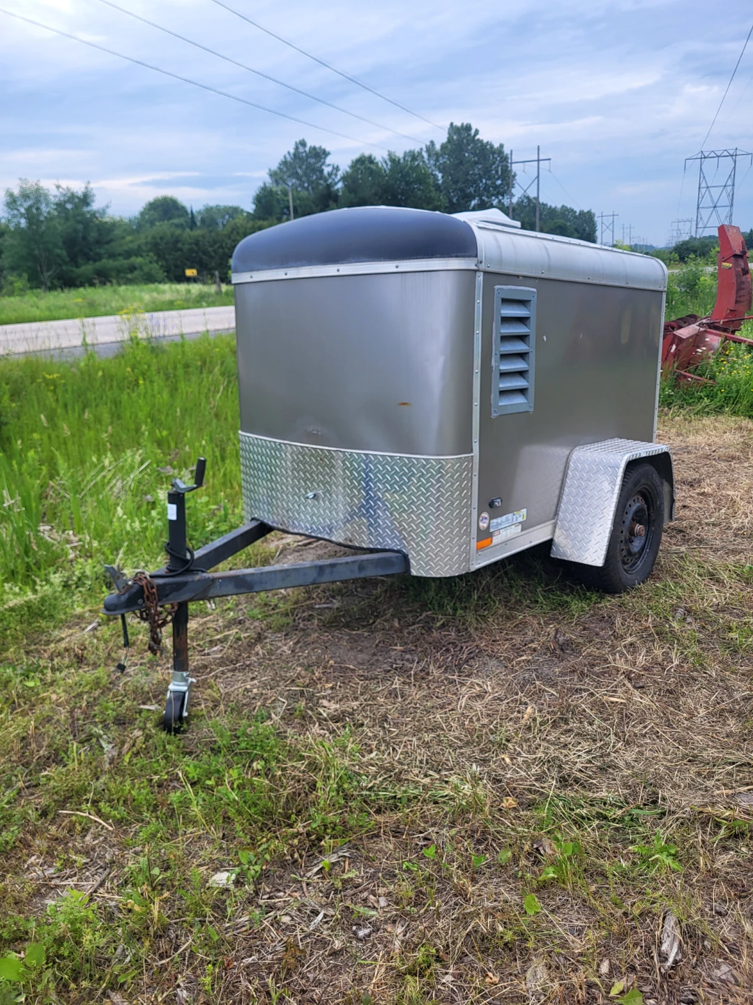 Enclosed 4 x 6 Cargo Trailer