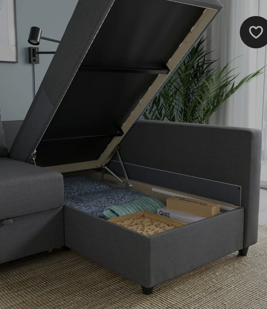 IKEA FRIHETEN Corner Sofa-Bed with Storage - photo 3