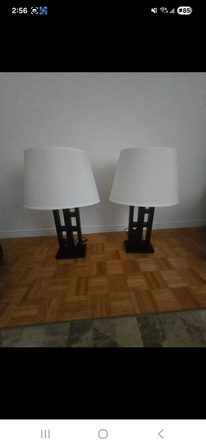 Pair of Modern Table Lamps. $40 For both!