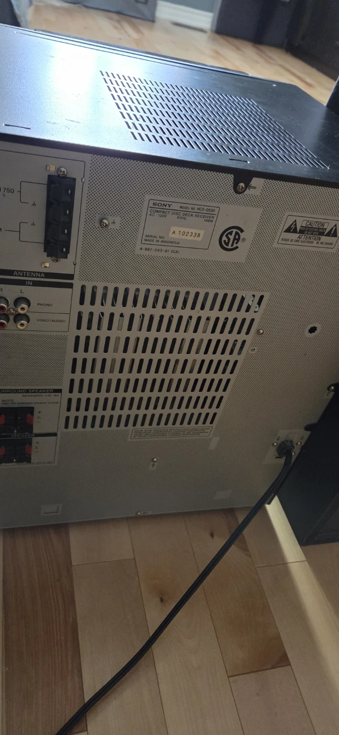 Sony LBT-D590 Stereo System with Super Woofer Speakers - photo 3