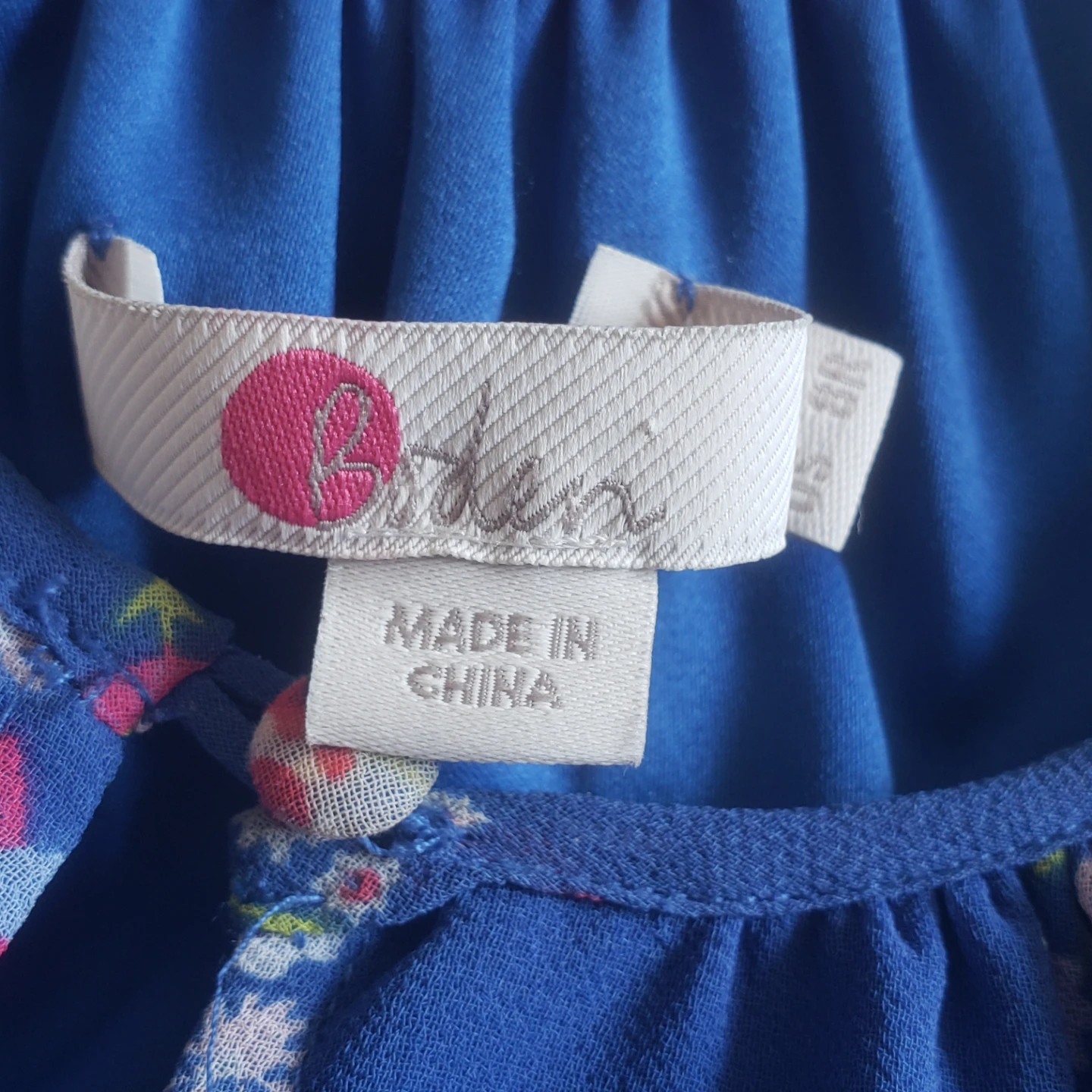 Boden Blue Floral Midi Dress Size 8R - photo 2