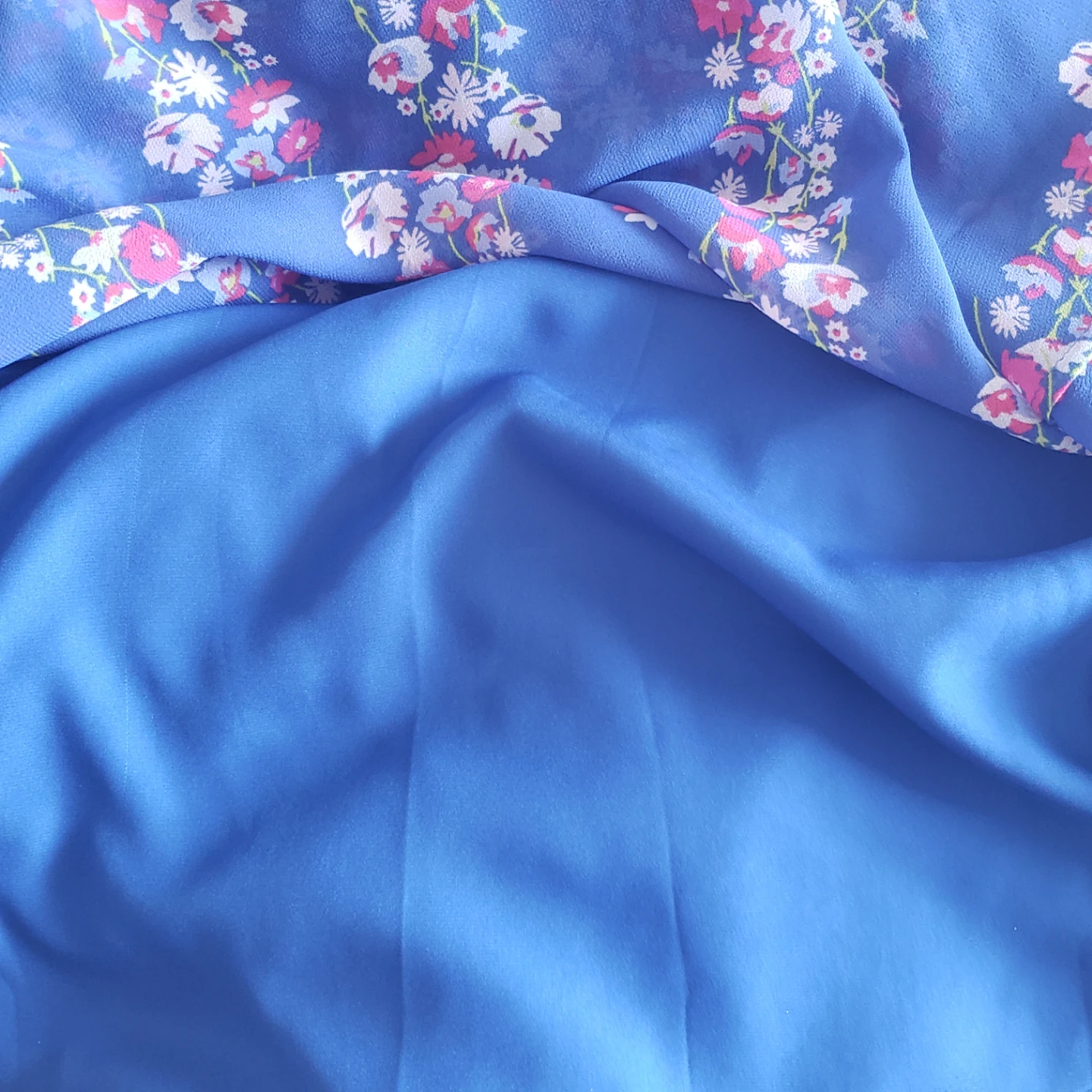 Boden Blue Floral Midi Dress Size 8R - photo 3