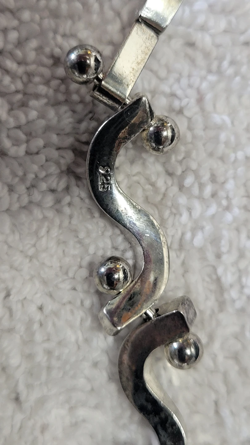 8" Ladies Sterling Silver Bracelet (24.4grams) - photo 3