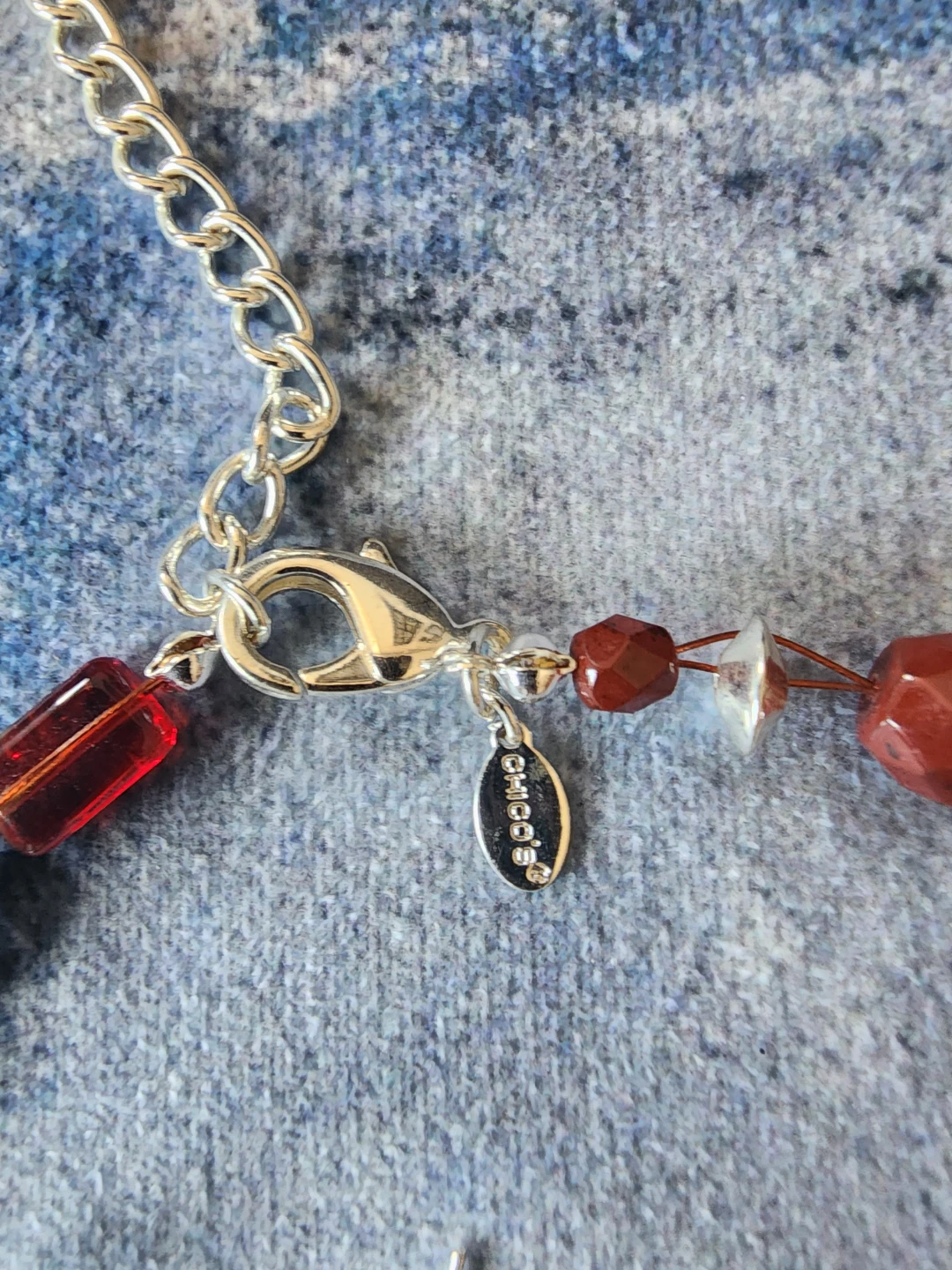 Chico's Beaded Necklace and Earrings Set - photo 2