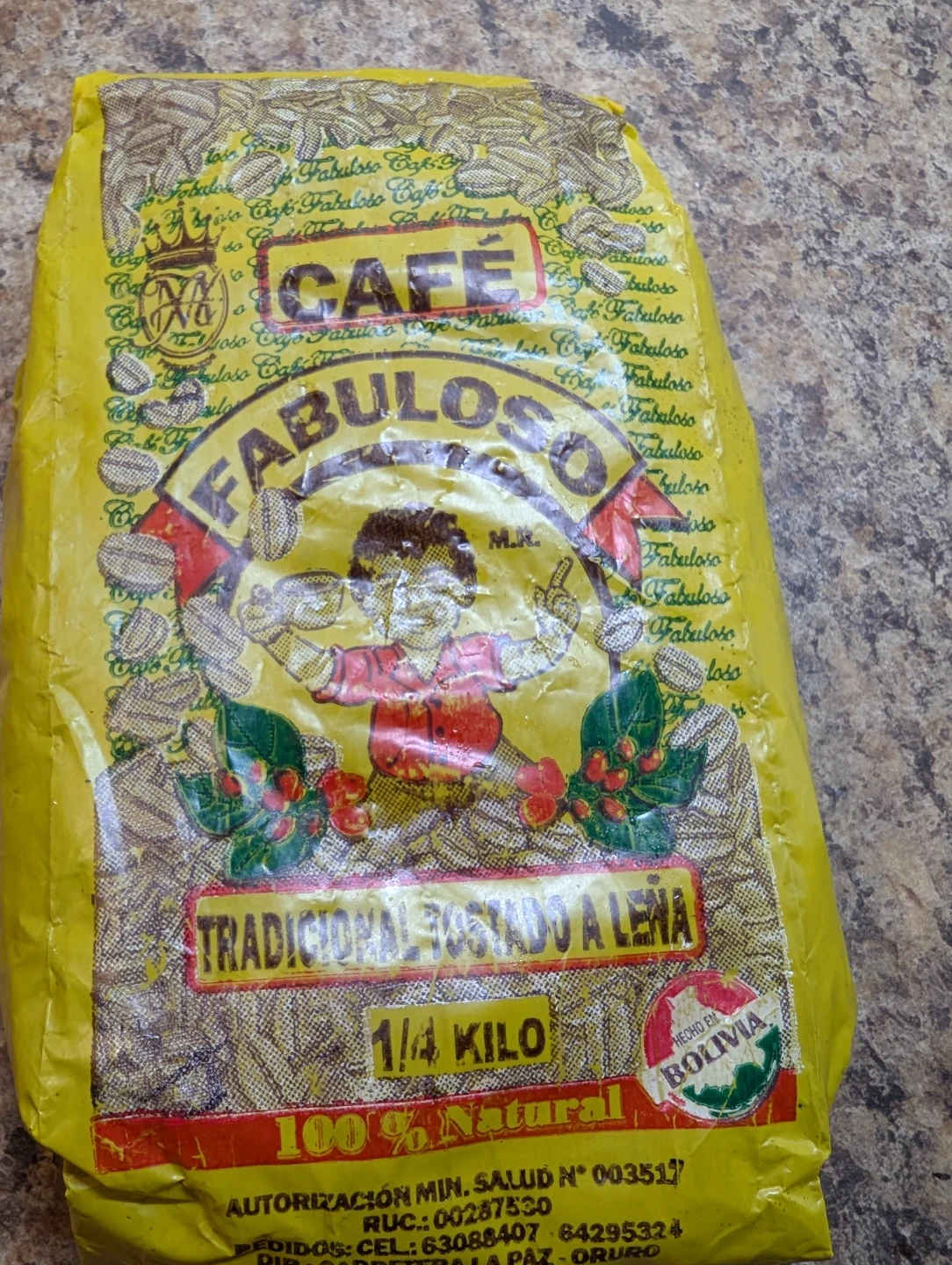 Café Fabuloso Traditional Coffee - 1/4 Kilo