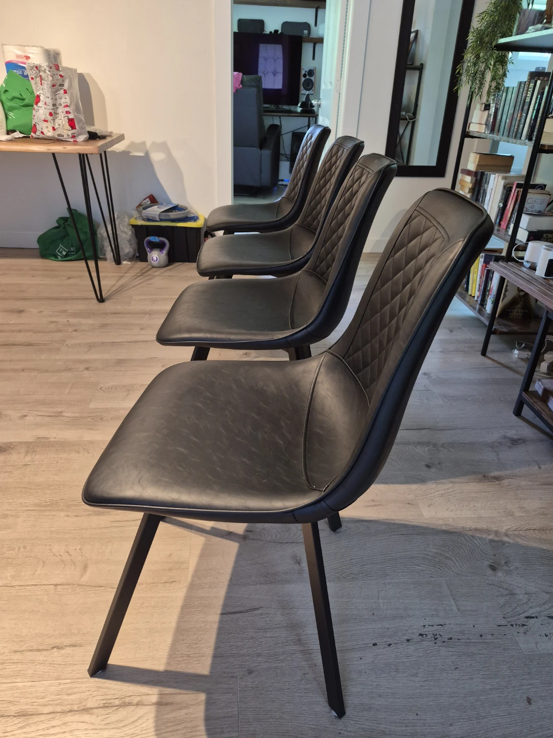 Set of 4 dinning chairs - photo 3